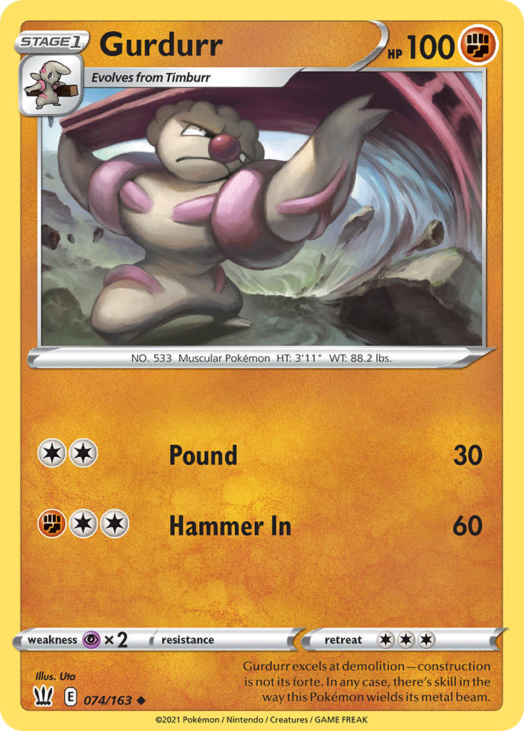 Gurdurr - Battle Styles (Uncommon) [BST-74] English / Near Mint / Normal