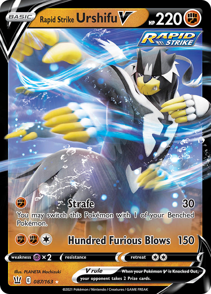 Rapid Strike Urshifu V - Battle Styles (Ultra Rare) [BST-87] English / Near Mint / Normal