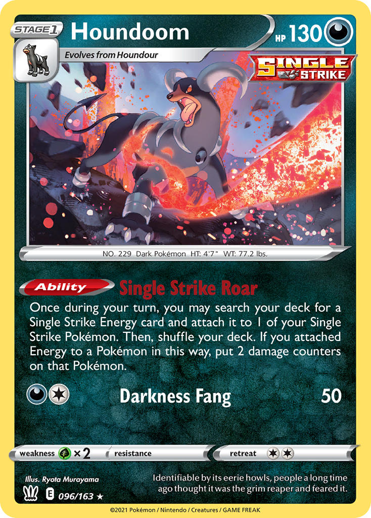 Houndoom - Battle Styles (Holo Rare) [BST-96] English / Near Mint / Normal