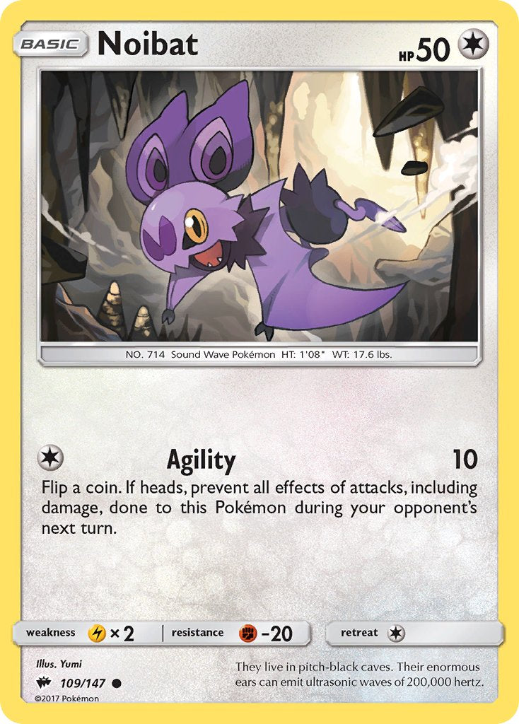Noibat - Burning Shadows (Common) [BUS-109] English / Near Mint / Normal