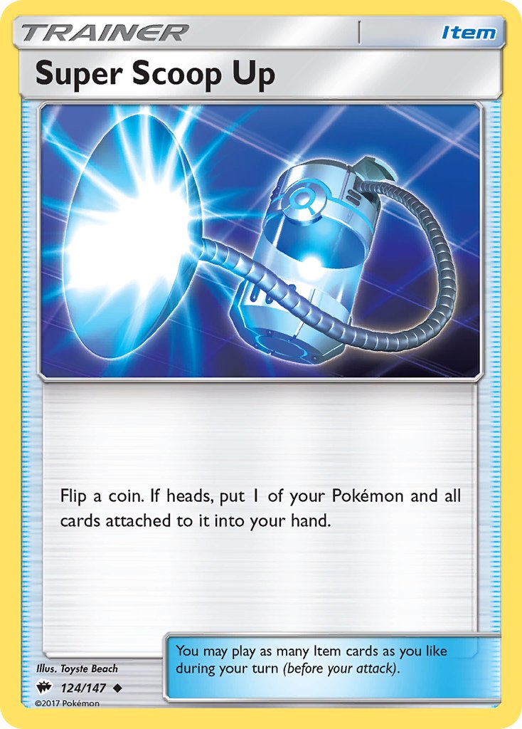Super Scoop Up - Burning Shadows (Uncommon) [BUS-124] English / Near Mint / Normal