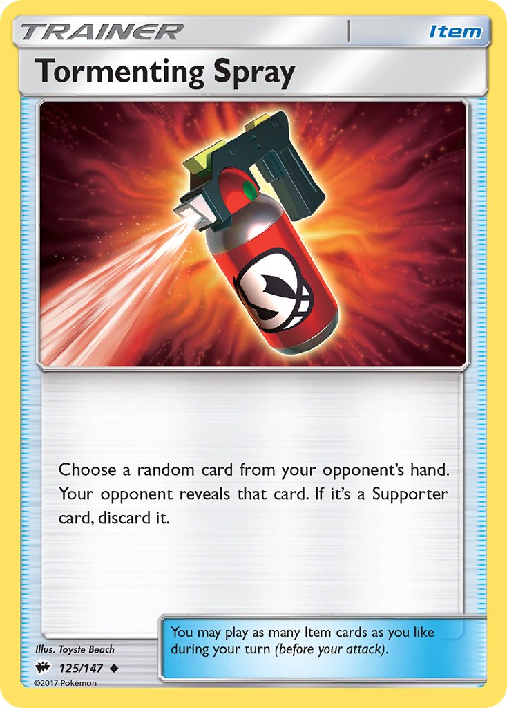 Tormenting Spray - Burning Shadows (Uncommon) [BUS-125] English / Near Mint / Normal