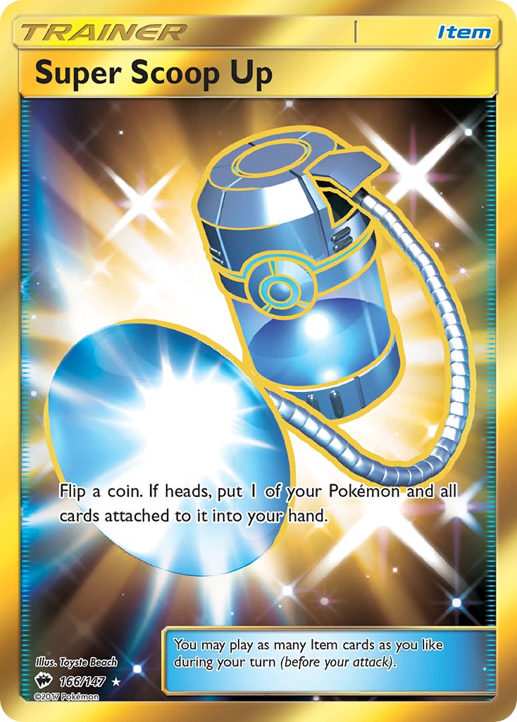 Super Scoop Up - Burning Shadows (Secret Rare) [BUS-166] English / Near Mint / Normal