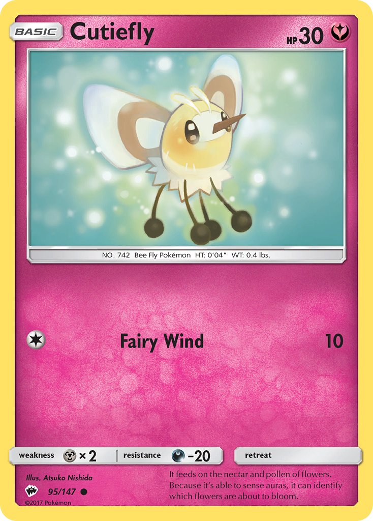 Cutiefly - Burning Shadows (Common) [BUS-95] English / Near Mint / Normal