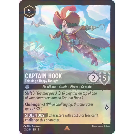 Captain Hook - Thinking a Happy Thought - Foil (Rare)