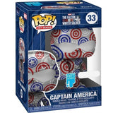 Funko POP! - Art Series: The Falcon Winter Warrior: Captain America #33 (inkl. Hard Acrylic Box)