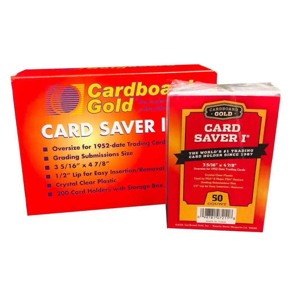 Card Saver 1 - Cardboard Gold (200 stk.) Tilbehør Cardboard Gold 