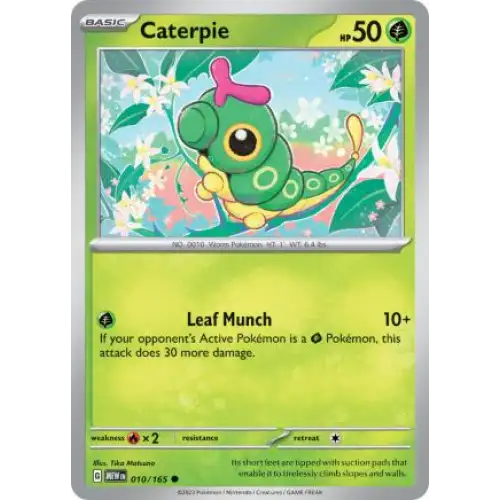 Caterpie - 010/165 - Enkeltkort