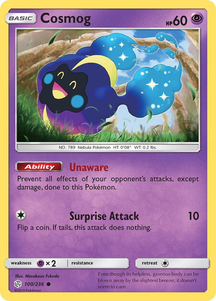 Cosmog - Cosmic Eclipse (Common) [CEC-100] English / Near Mint / Normal