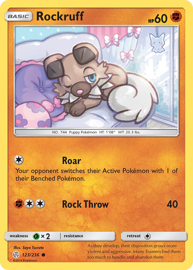 Rockruff - Cosmic Eclipse (Common) [CEC-123] English / Near Mint / Normal