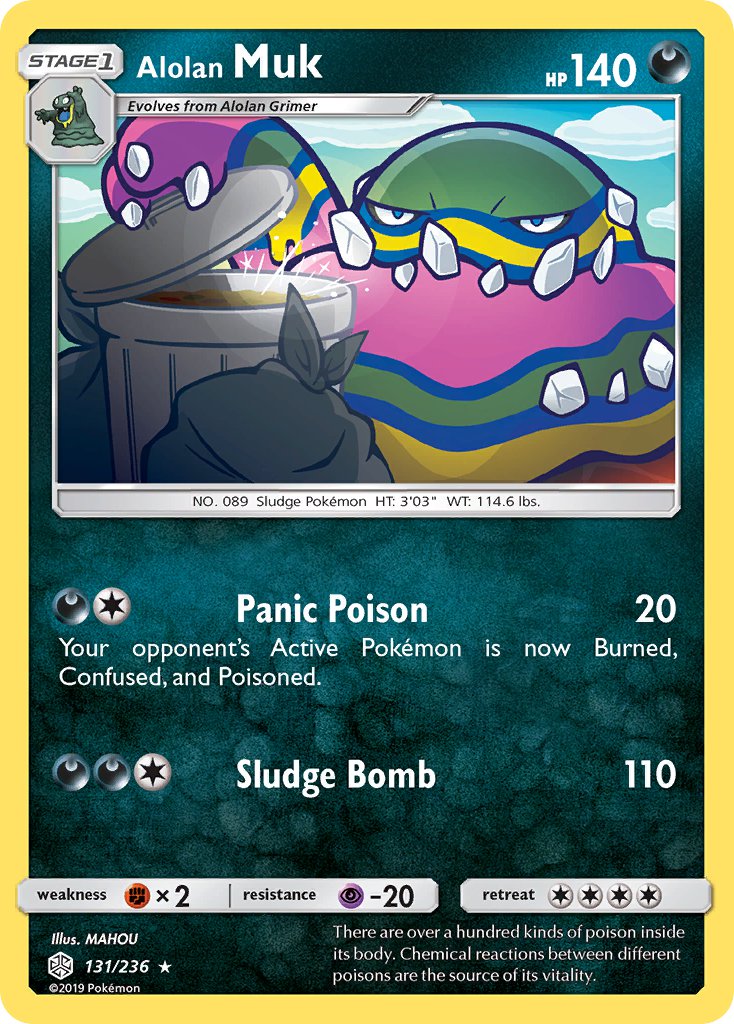 Alolan Muk - Cosmic Eclipse (Rare) [CEC-131] English / Near Mint / Normal