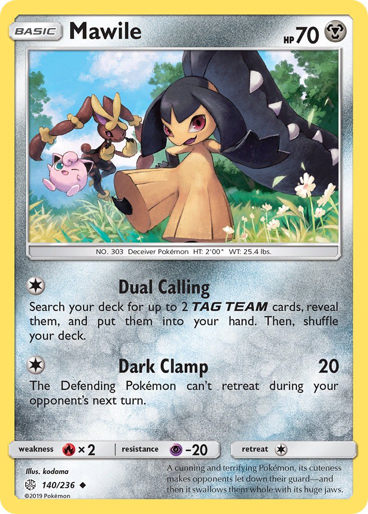 Mawile - Cosmic Eclipse (Uncommon) [CEC-140] English / Near Mint / Normal