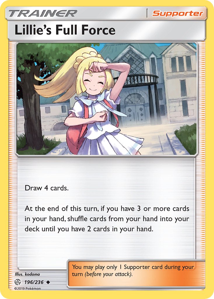 Lillie's Full Force - Cosmic Eclipse (Uncommon) [CEC-196] English / Near Mint / Normal