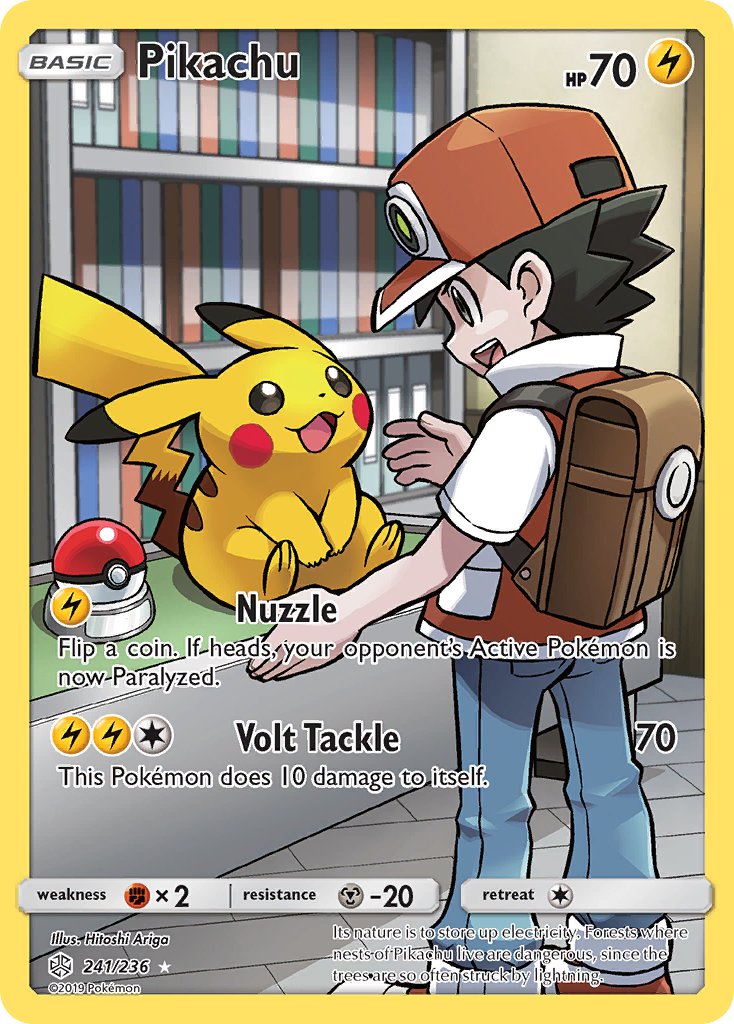 Pikachu - Cosmic Eclipse (Secret Rare) [CEC-241] English / Near Mint / Normal