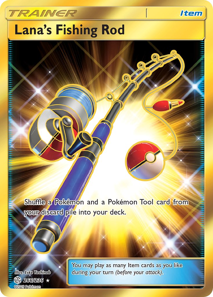 Lana's Fishing Rod - Cosmic Eclipse (Secret Rare) [CEC-266] English / Near Mint / Normal