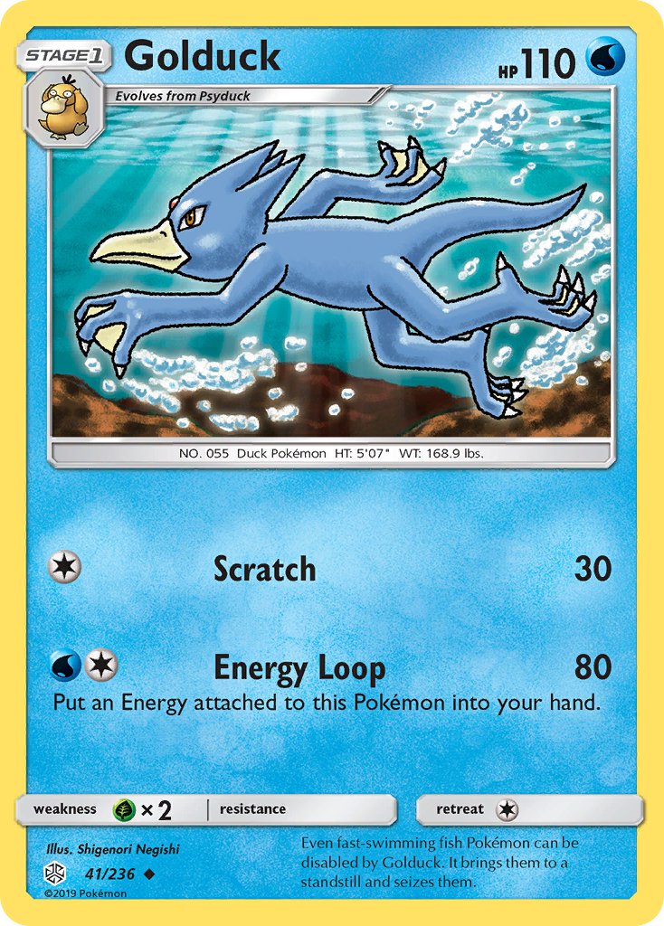 Golduck - Cosmic Eclipse (Uncommon) [CEC-41] English / Near Mint / Normal