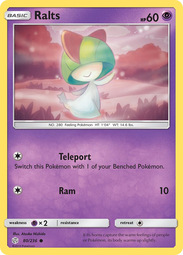 Ralts - Cosmic Eclipse (Common) [CEC-80] English / Near Mint / Normal