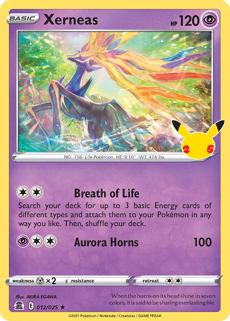 Xerneas - Celebrations (Holo Rare) [CEL-012] English / Near Mint / Normal