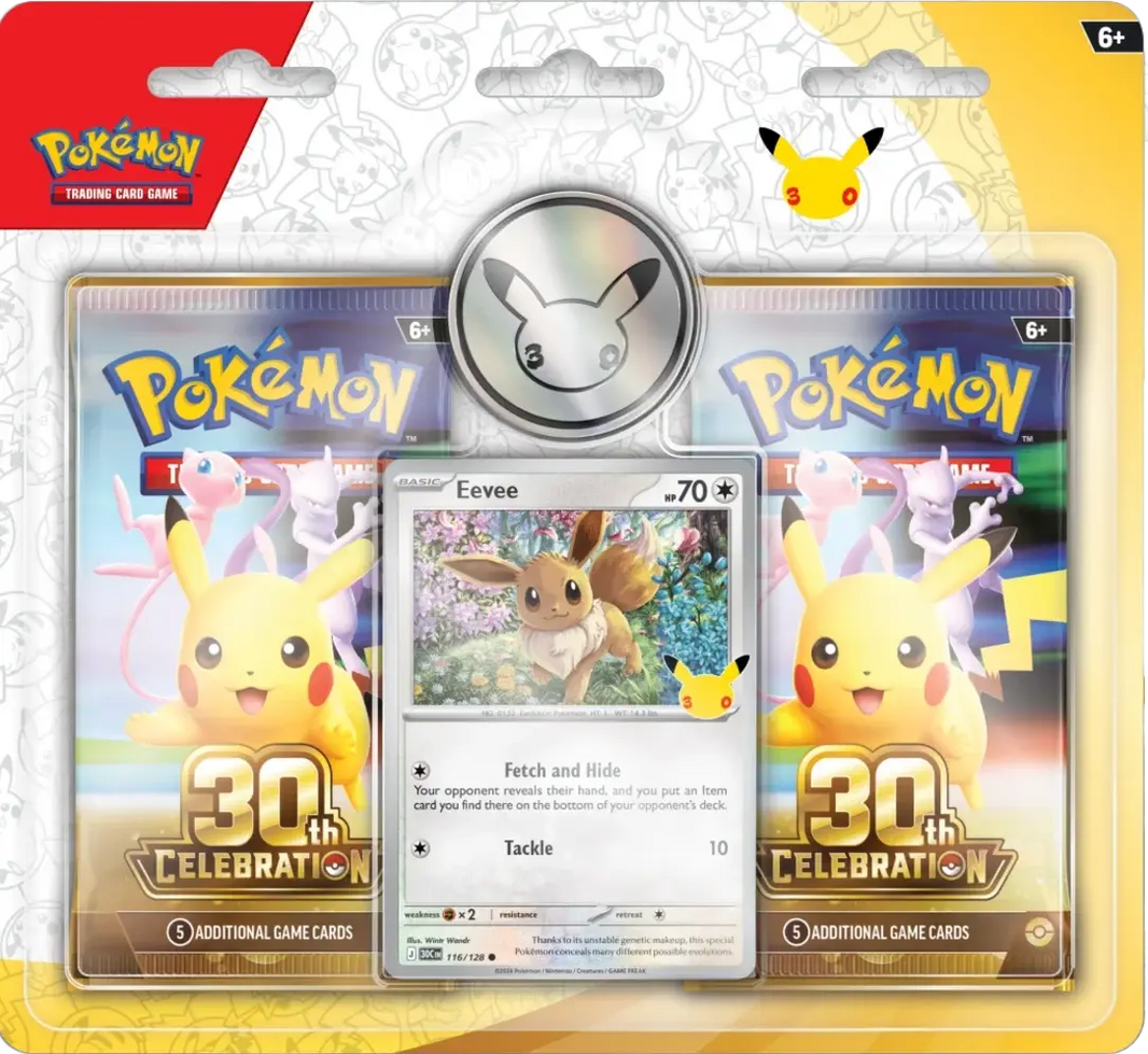 Pokémon TCG: Mega Evolution: 30th Celebration - 2-Pack Blister Kortspil