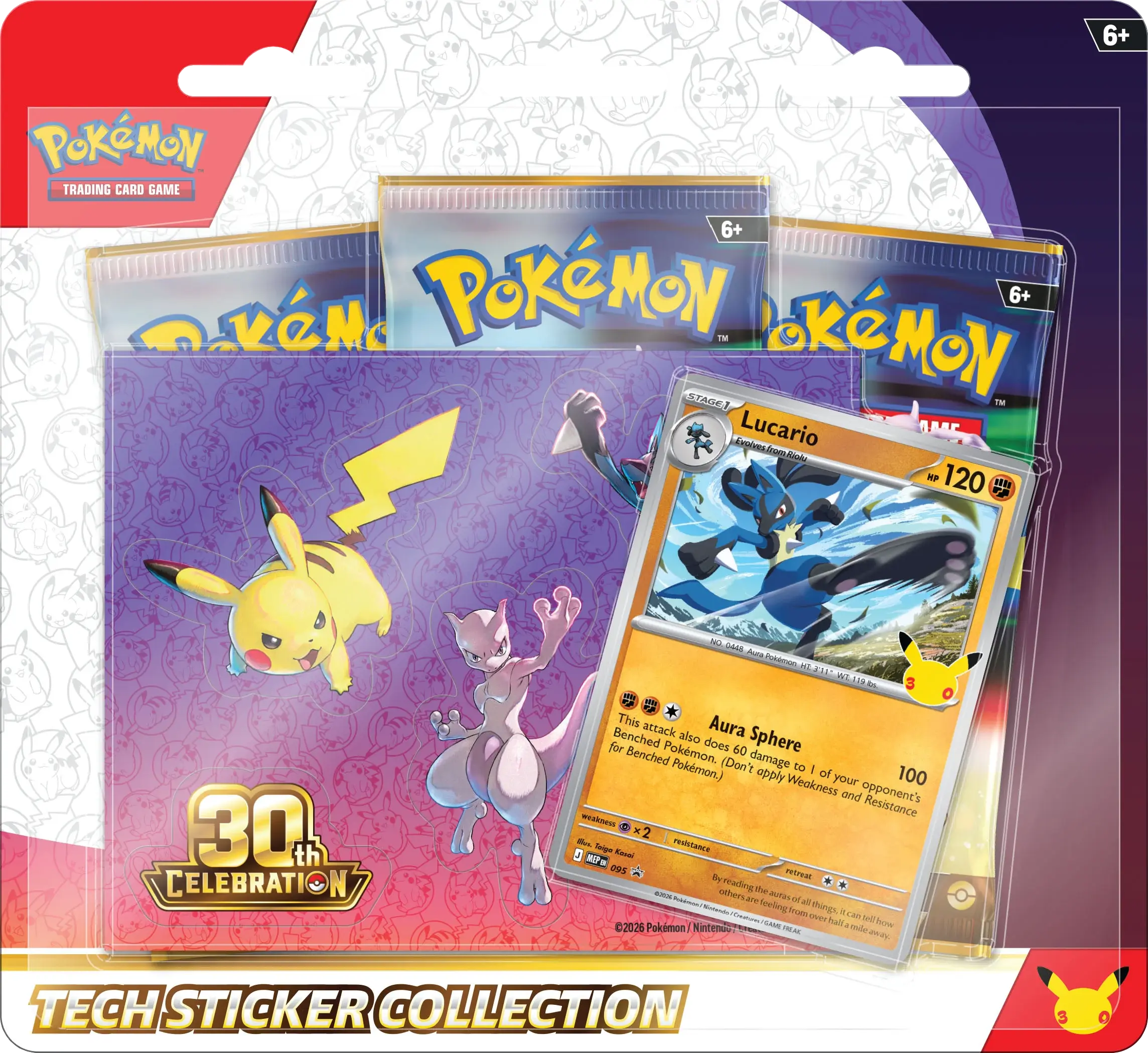 Pokémon TCG: Mega Evolution: 30th Celebration - Tech Sticker Collection