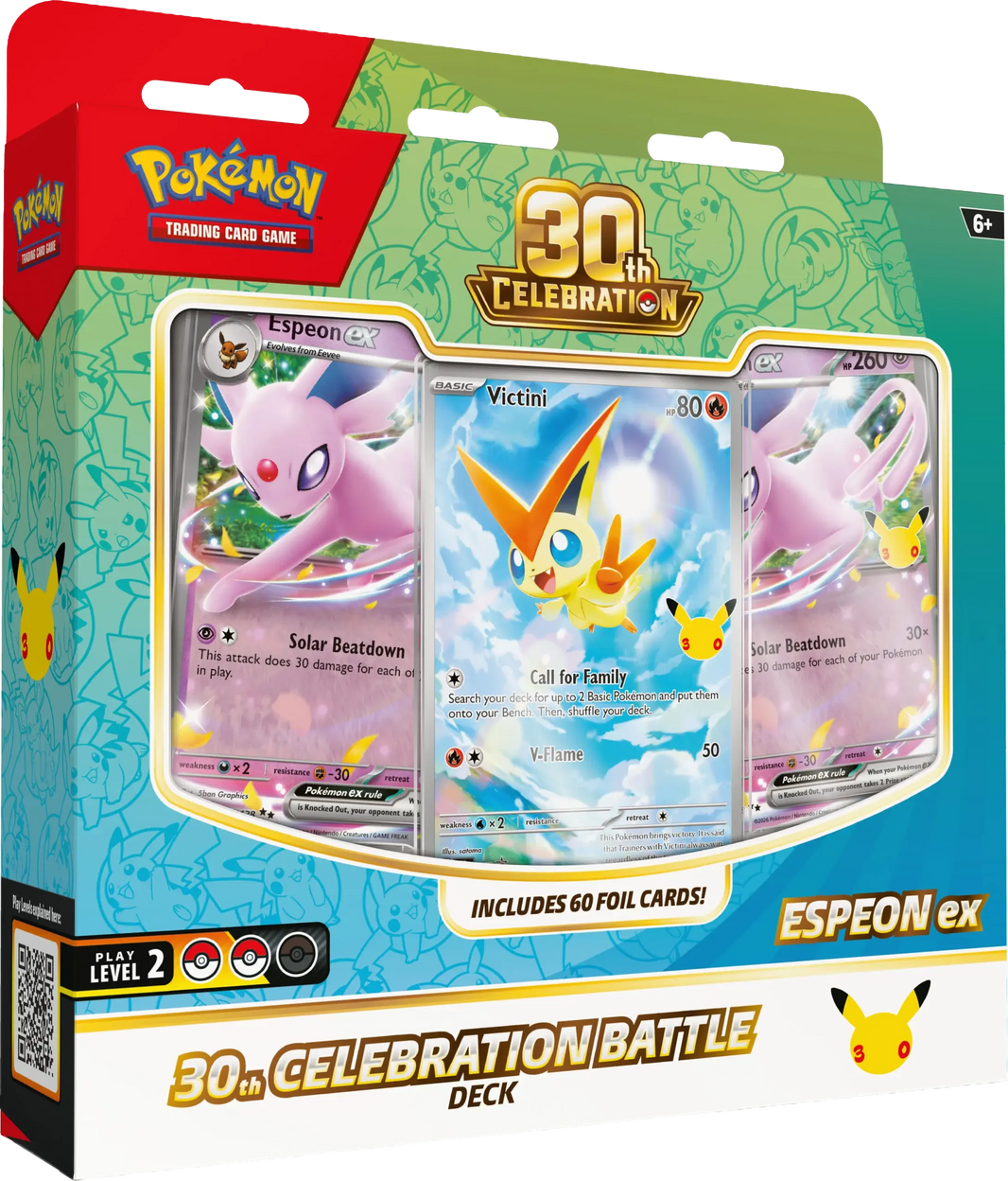 Pokémon TCG: Mega Evolution: 30th Celebration - Espeon ex Battle Deck Kortspil