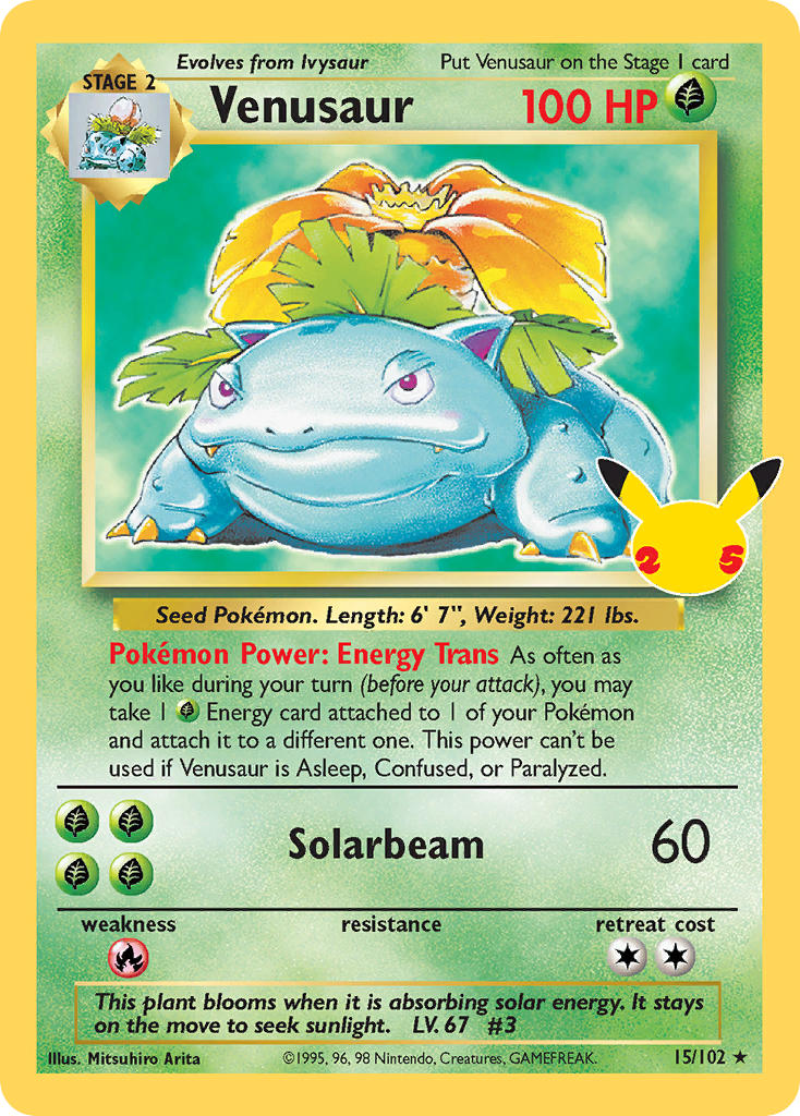 Venusaur - Celebrations (Holo Rare) [CEL-BS 15] English / Near Mint / Normal