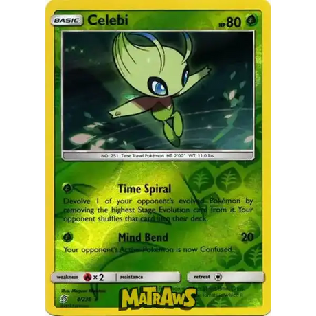 Celebi - Reverse - 004/236 Enkeltkort Unified Minds 