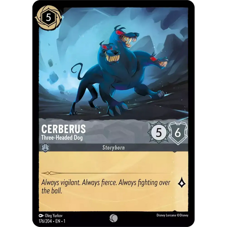 Cerberus - Three-Headed Dog (Common) - 176/204 - Disney