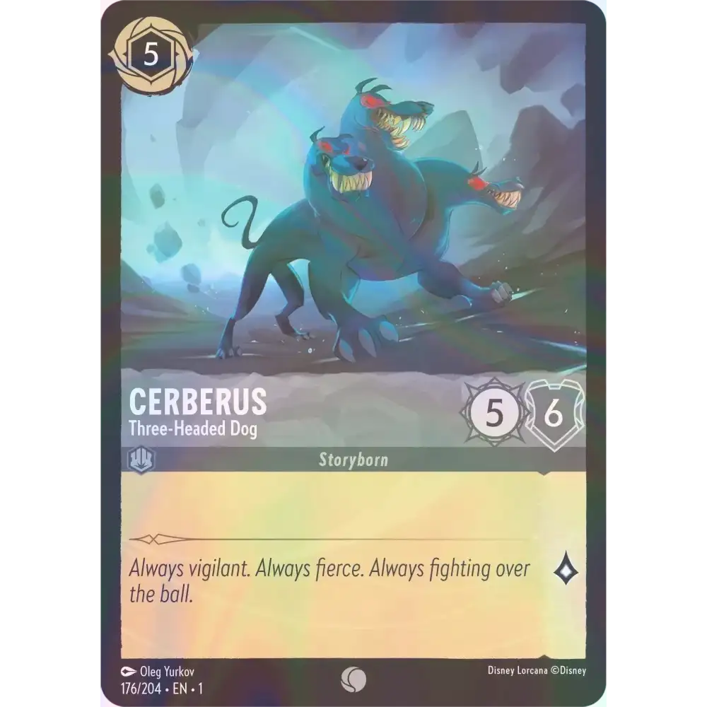 Cerberus - Three-Headed Dog - Foil (Common) - 176/204