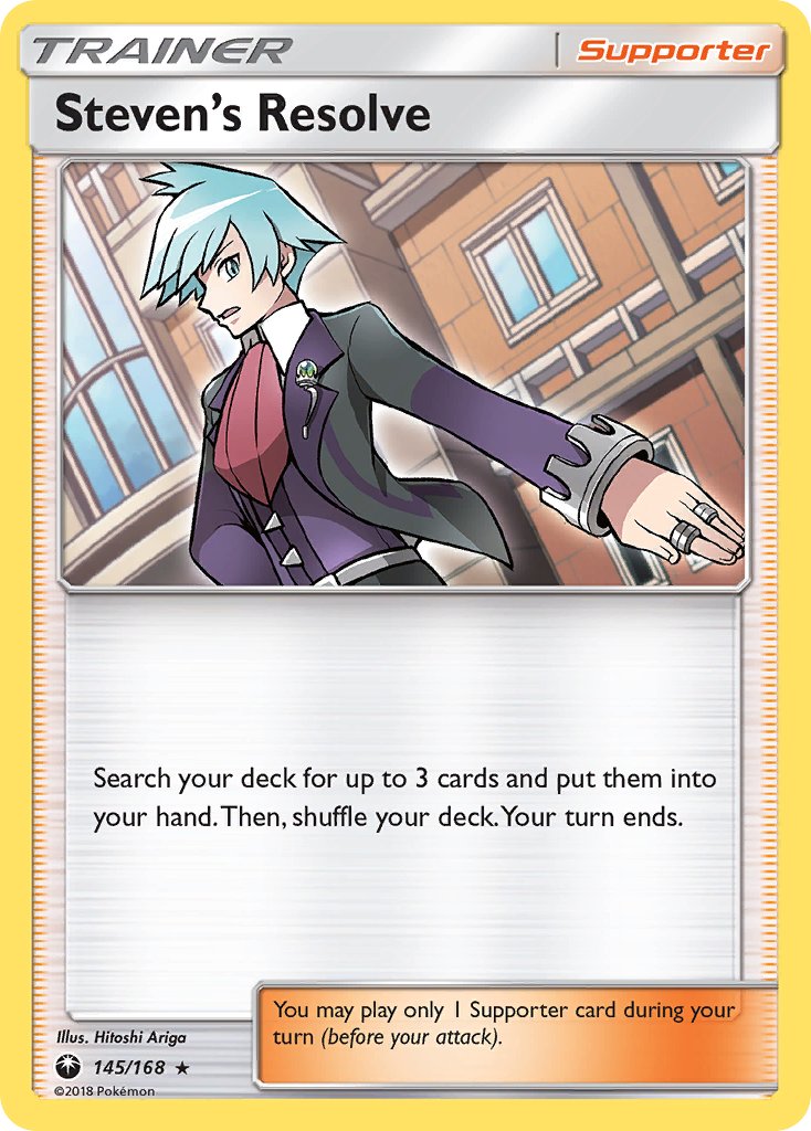 Steven's Resolve - Celestial Storm (Holo Rare) [CES-145] English / Near Mint / Normal