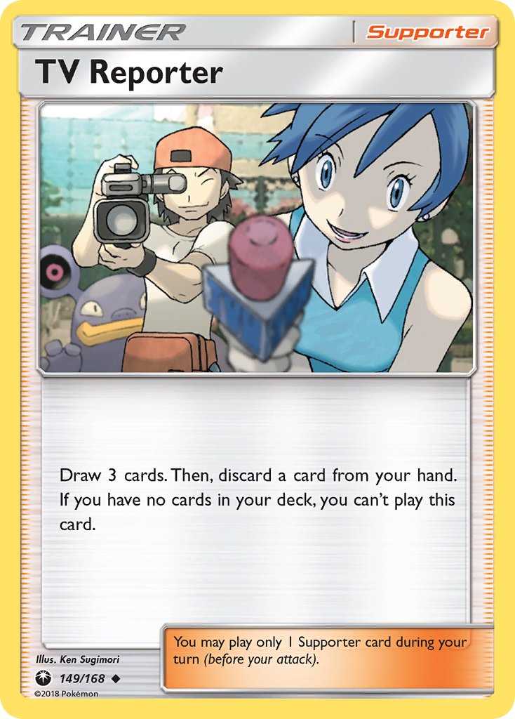 TV Reporter - Celestial Storm (Uncommon) [CES-149] English / Near Mint / Normal