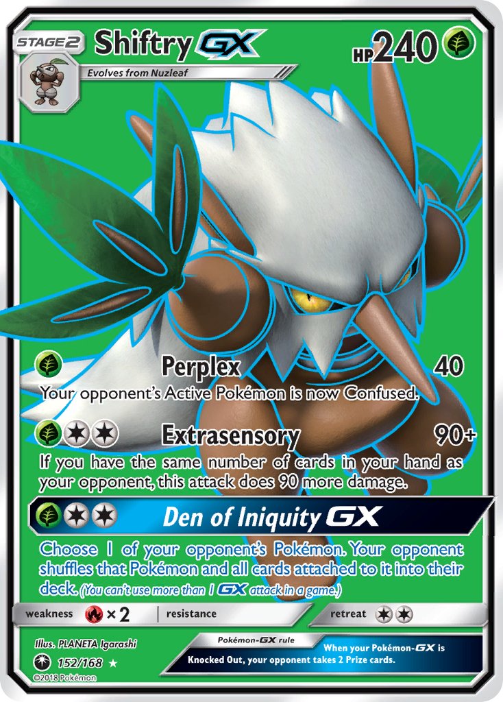 Shiftry GX - Celestial Storm (Ultra Rare) [CES-152] English / Near Mint / Normal
