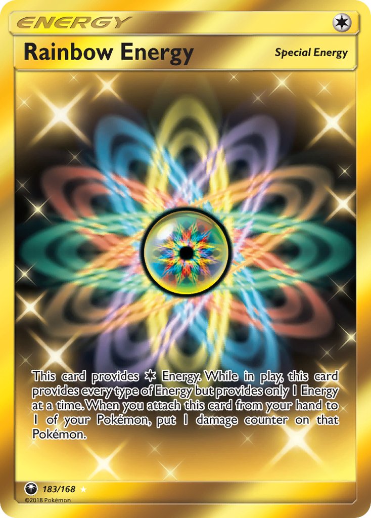Rainbow Energy - Celestial Storm (Secret Rare) [CES-183] English / Near Mint / Normal