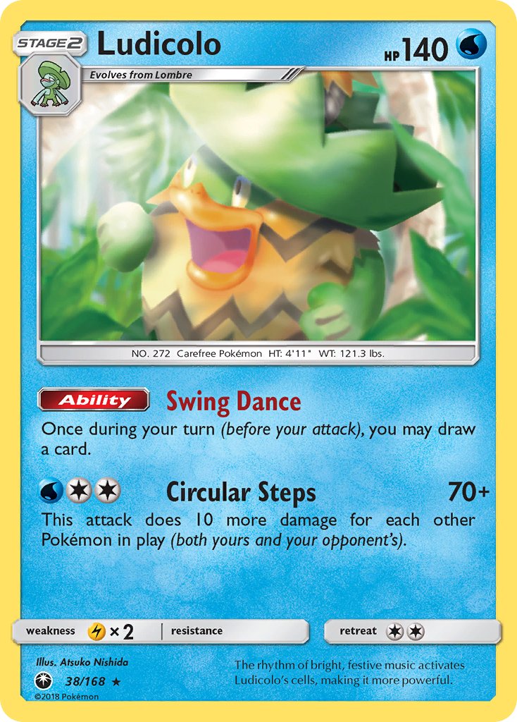 Ludicolo - Celestial Storm (Holo Rare) [CES-38] English / Near Mint / Normal