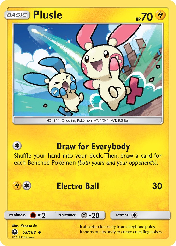 Plusle - Celestial Storm (Uncommon) [CES-53] English / Near Mint / Normal