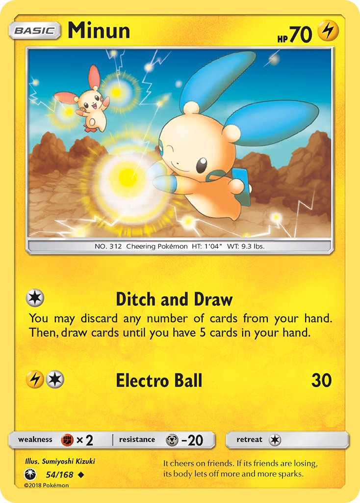 Minun - Celestial Storm (Uncommon) [CES-54] English / Near Mint / Normal
