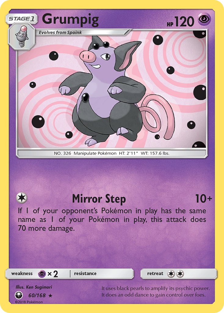 Grumpig - Celestial Storm (Rare) [CES-60] English / Near Mint / Normal