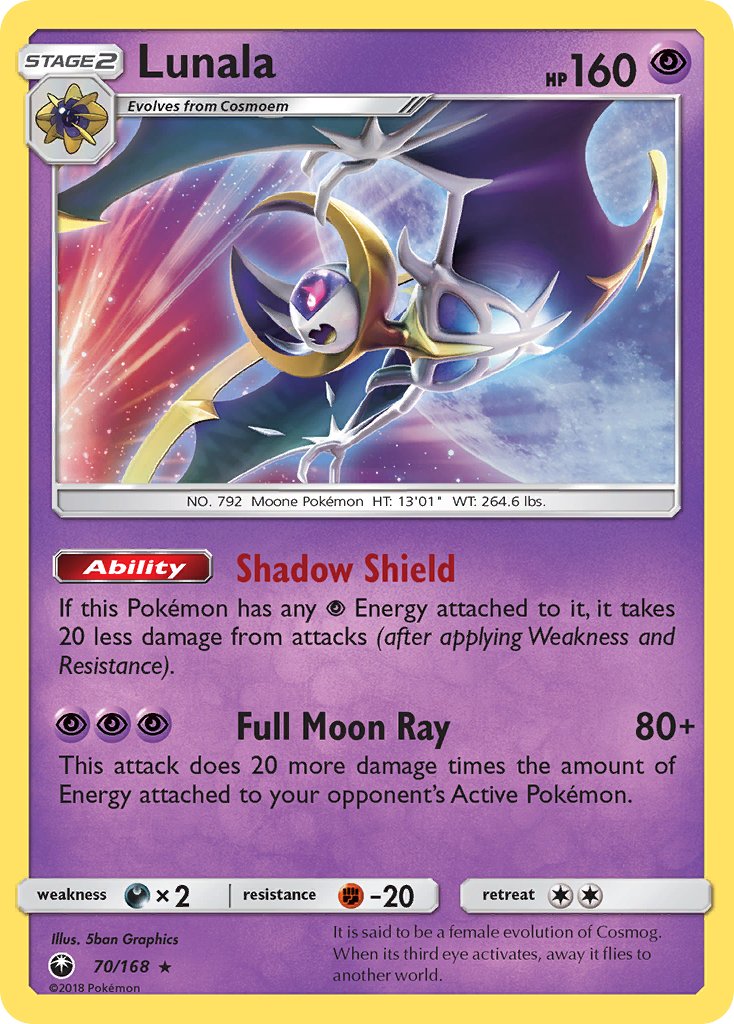 Lunala - Celestial Storm (Holo Rare) [CES-70] English / Near Mint / Normal
