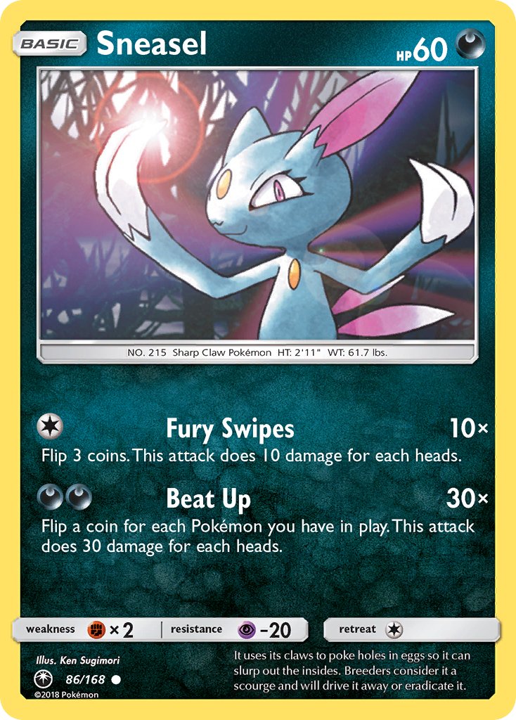 Sneasel - Celestial Storm (Common) [CES-86] English / Near Mint / Normal