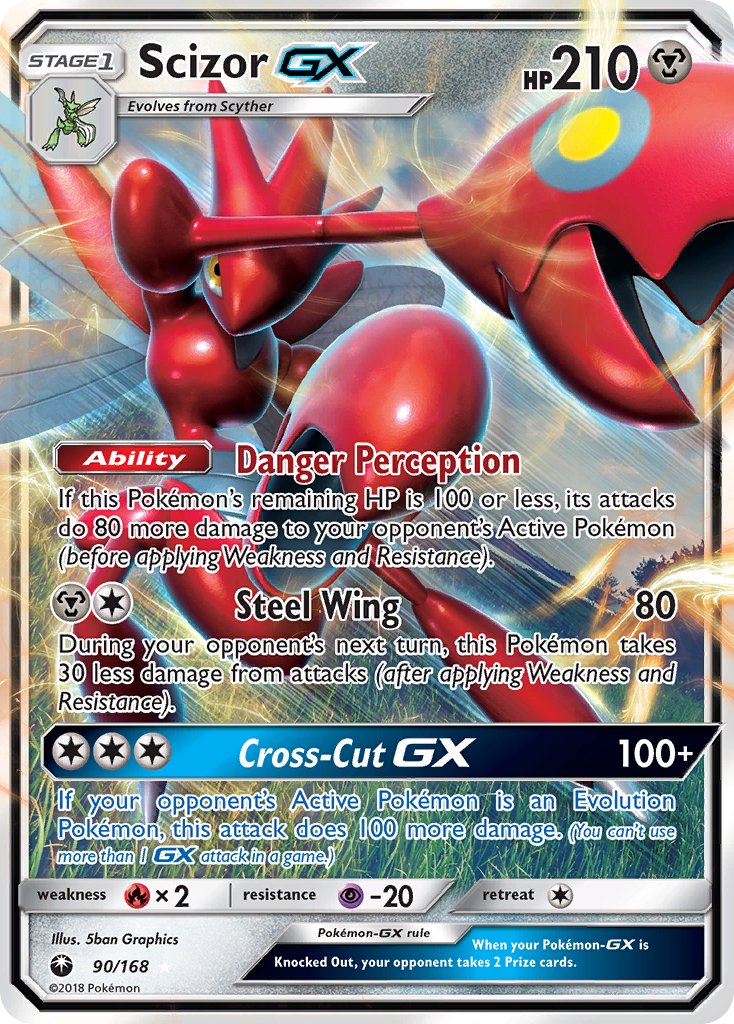 Scizor GX - Celestial Storm (Ultra Rare) [CES-90] English / Near Mint / Normal