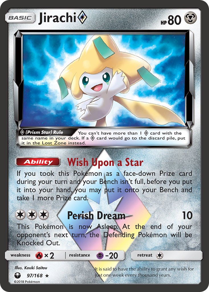 Jirachi ◇ - Celestial Storm (Holo Rare) [CES-97] English / Near Mint / Normal