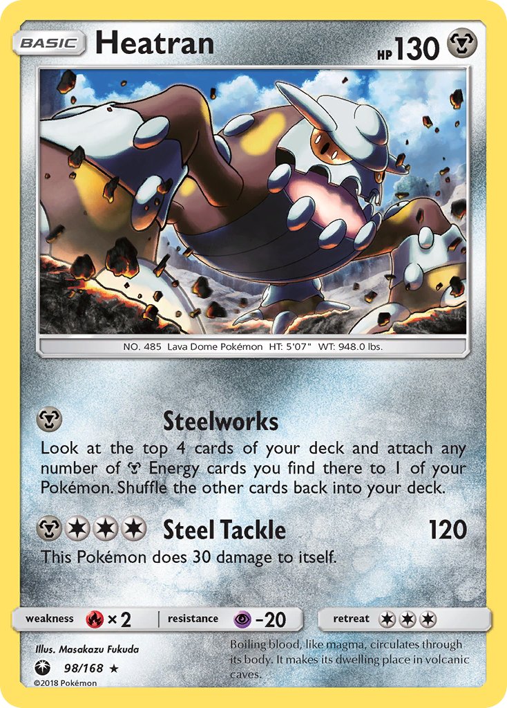 Heatran - Celestial Storm (Holo Rare) [CES-98] English / Near Mint / Normal