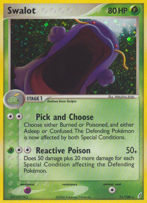 Swalot - EX Crystal Guardians (Holo Rare) [CG-11] English / Near Mint / Normal