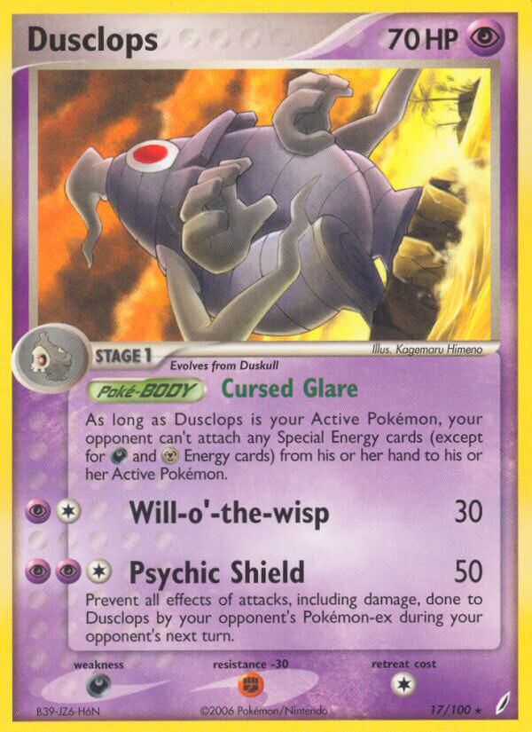 Dusclops - EX Crystal Guardians (Rare) [CG-17] English / Near Mint / Normal
