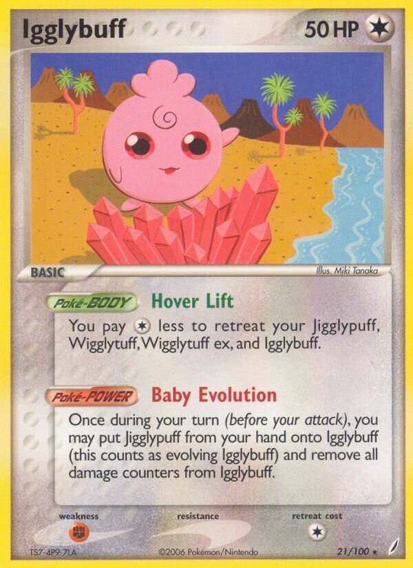 Igglybuff - EX Crystal Guardians (Rare) [CG-21] English / Near Mint / Normal
