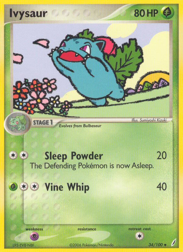 Ivysaur - EX Crystal Guardians (Uncommon) [CG-34] English / Near Mint / Normal
