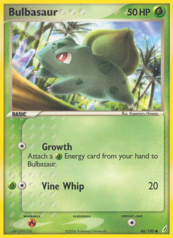 Bulbasaur - EX Crystal Guardians (Common) [CG-46] English / Near Mint / Normal