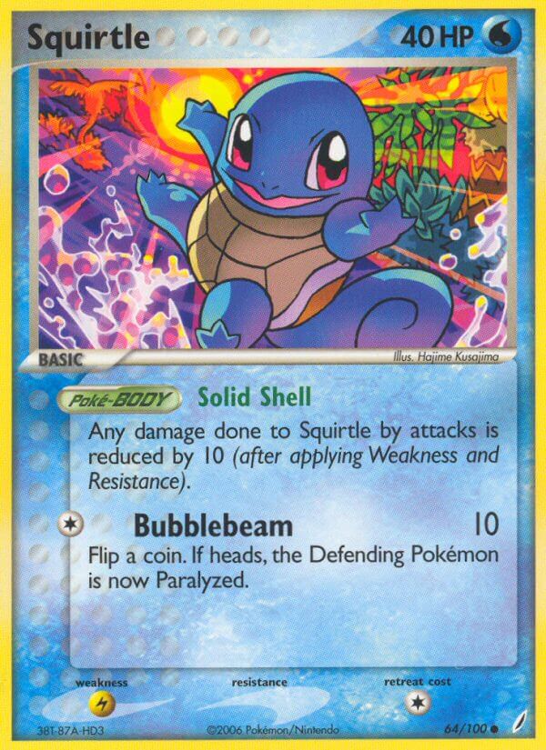 Squirtle - EX Crystal Guardians (Common) [CG-64] English / Near Mint / Normal