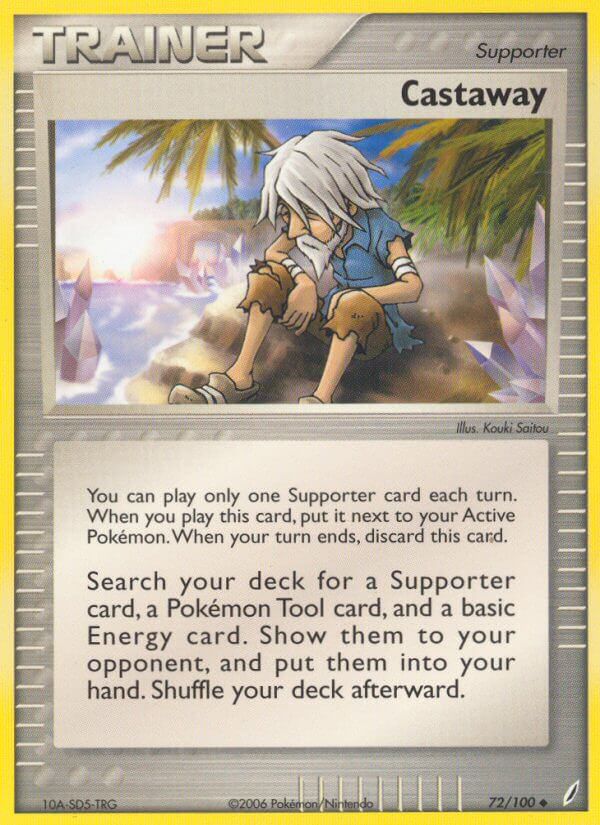 Castaway - EX Crystal Guardians (Uncommon) [CG-72] English / Near Mint / Normal