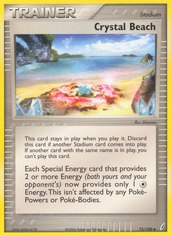 Crystal Beach - EX Crystal Guardians (Uncommon) [CG-75] English / Near Mint / Normal